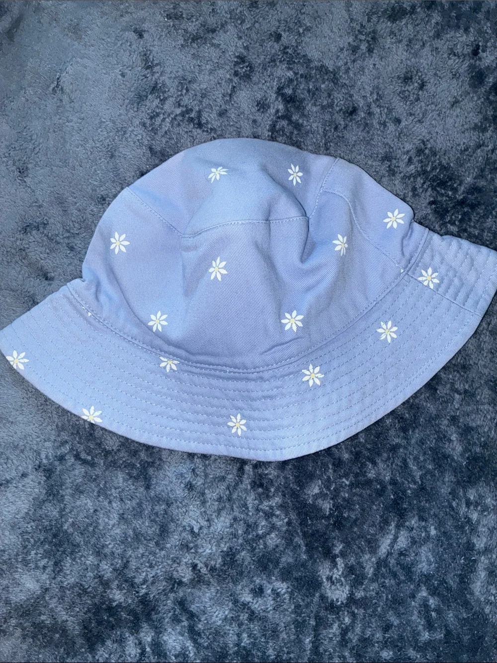 Gap Kids Light Blue Daisy Print Bucket Hat